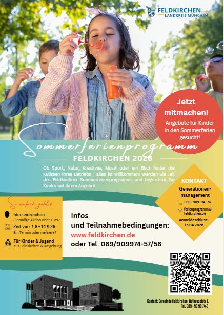 Plakat Sommerferienprogramm