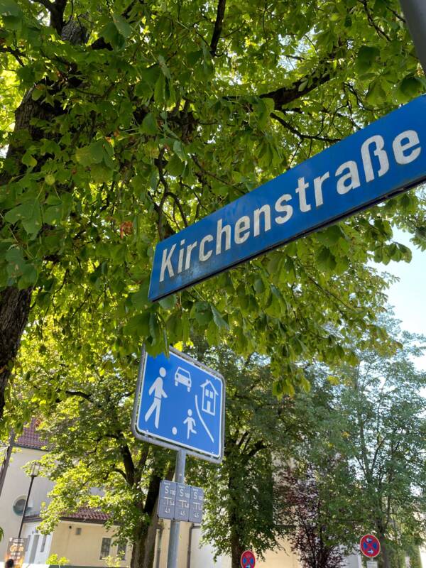 Schild Kirchenstraße