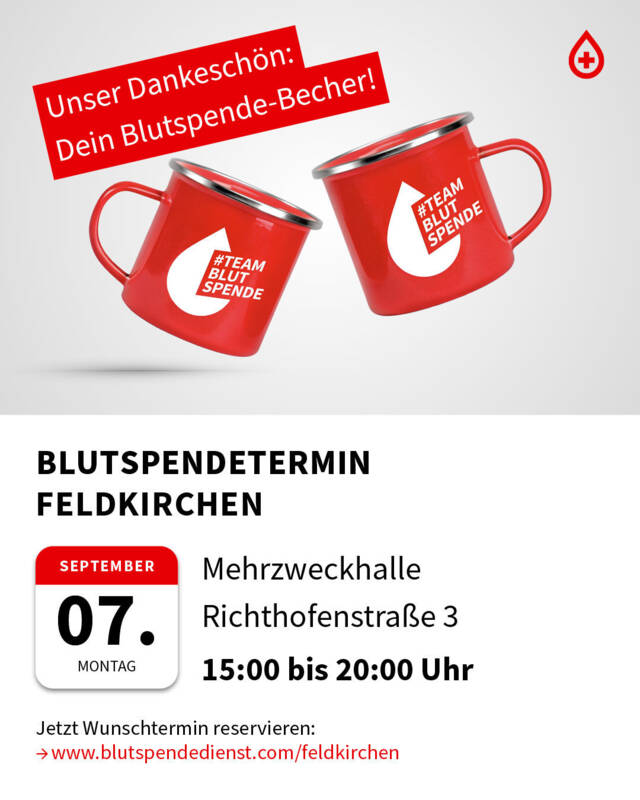 Blutspendetag Plakat 2026