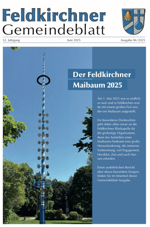 Deckblatt Gemeindeblatt Juni Ausgabe